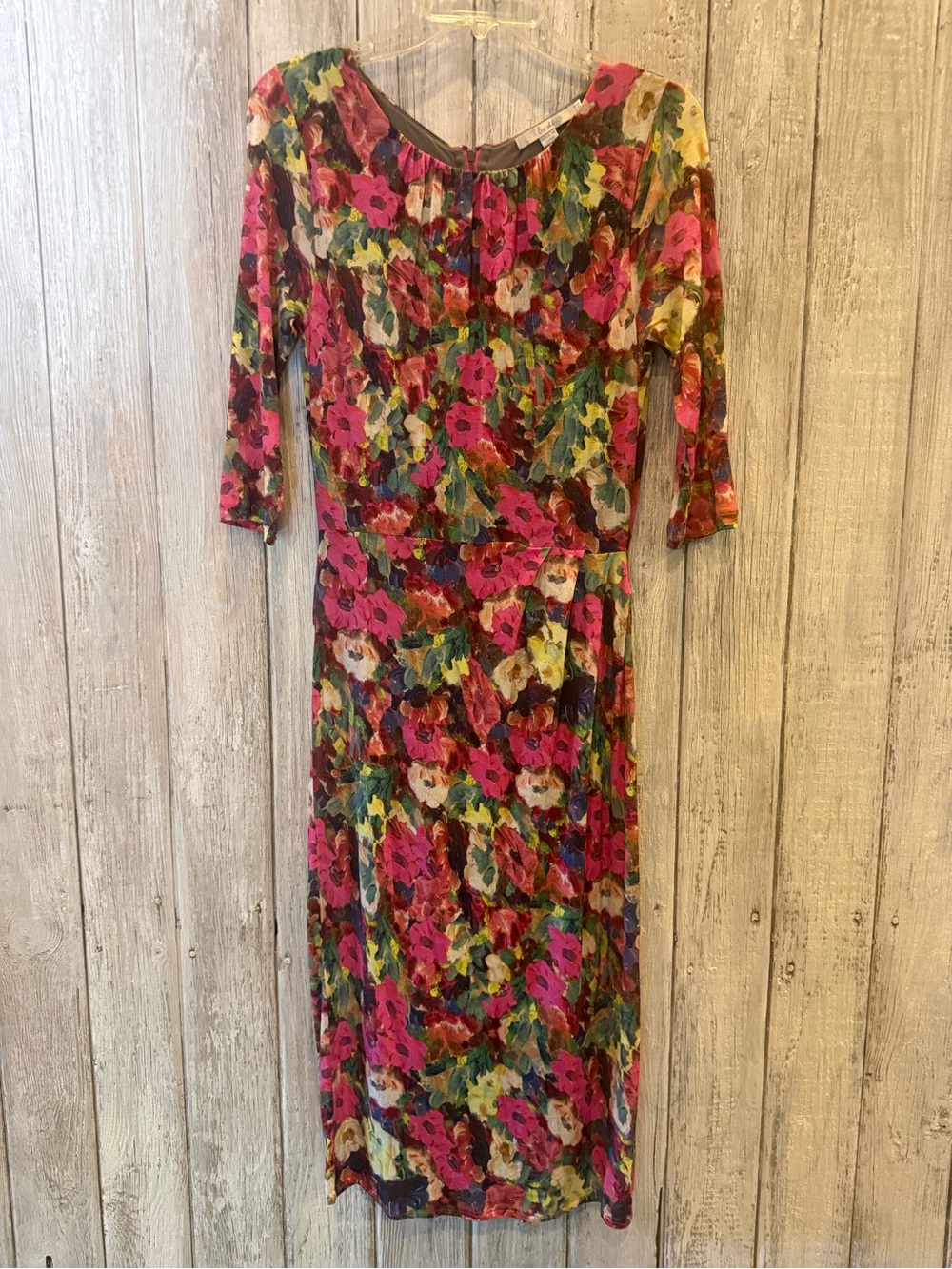Boden Pink Floral Sheath Dress